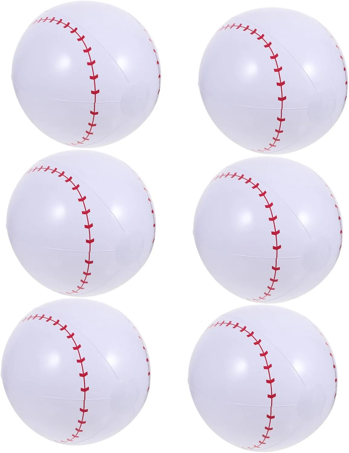 1 Set Inflatable Beach Ball Funny Simulation Sports Balls for Pool Party Summer Fun Family Games Lightweight Safe Random Color