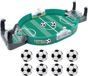 1 Set Portable Table Football Game for Interactive Handheld Soccer Compact Builds Concentration Friendships for Family Fun Playtime Activities