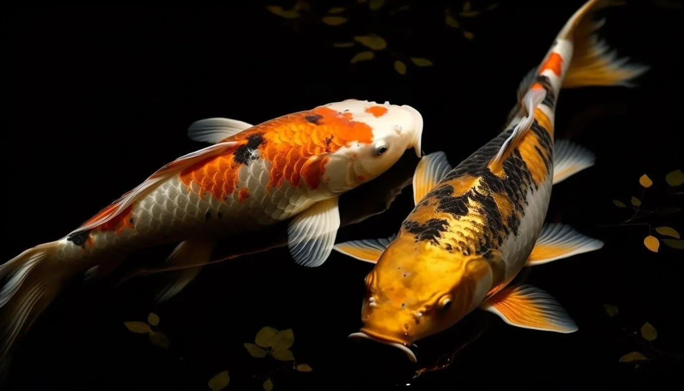 1000 Pieces Puzzles for Adults - Japanese Koi Fish Colorful Challenging Jigsaw Puzzle, Daring to Try, Family Entertainment Interactive Fun Jigsaw Puzzle Gifts