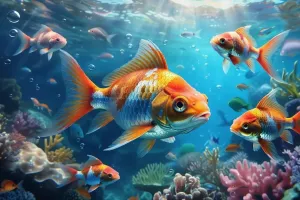 1000 Pieces Puzzles for Adults Kids Cool Anime Fish Puzzle Anime Wooden Puzzles Family Decorations Puzzle Game Education Game Parent Child Game