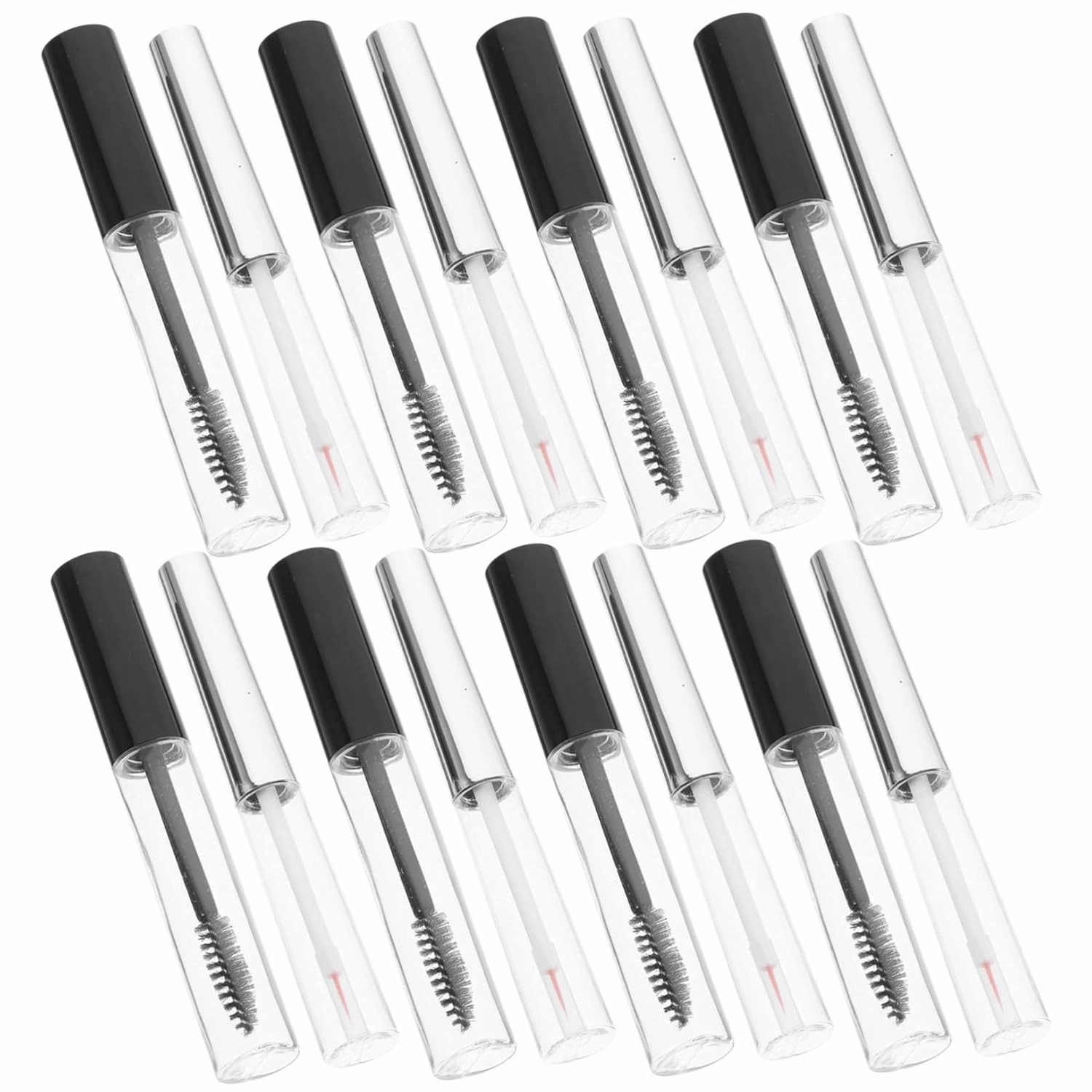10ml Diy Mascara Tube Set Empty Eyeliner Tube for Diy Lip Gloss Makeup