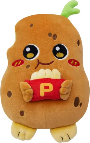 12-Inch Kawaii Potato Plush with French Fries Potato Stuffed Animal Soft Plush Food Toys for Kids Birthday Gifts