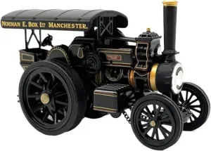 1:76 for Fowler Steam Road Locomotive Alloy Diecast Car Model Simulation Toy Collection Display Motor Vehicles Toys