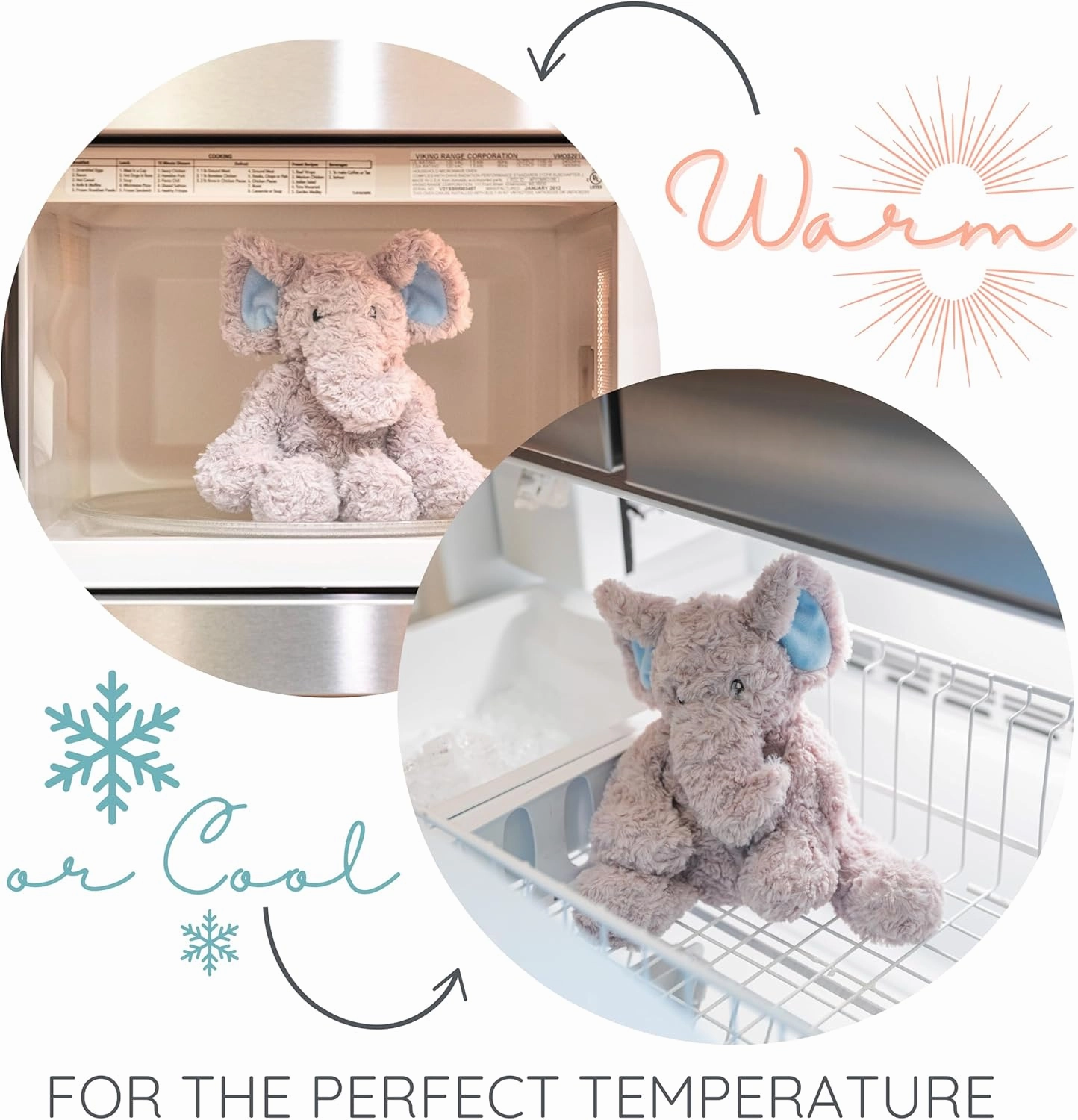 1i4 Group Warm Pals - Hound Dog - Cozy Microwavable Lavender Scented Plush Toys - Heated Stuffed Animal - Heatable Coolable Bedtime Comfort Plushie