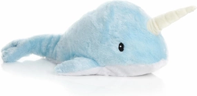 1i4 Group Warm Pals - Nori The Narwhal - Cozy Microwavable Lavender Scented Plush Toys - Heated Stuffed Animal - Heatable Coolable Bedtime Comfort Plushie