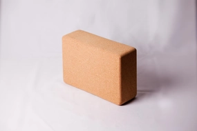2 pcs Natural High Density Cork Yoga Blocks with 1 Yoga Strap/Exercise Ball, Rounded Edge, Natural Eco-Friendly Heavy-Duty Bricks for Balance, Support, and Flexibility – Yoga, Meditation & Stretching Props, 9”x6”x3”