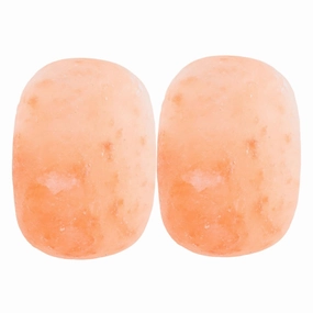 2pcs Exfoliating Salt Soap Bars for Body Cleansing Shaped Moisturizing Bath Salt Blocks for Men and Women Gentle Skin for Home and Travel Use