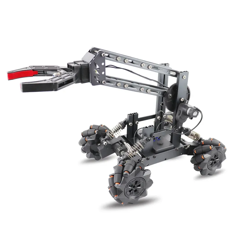 3D Alloy remote control multi-function four-wheel drive construction vehicle DIY assembly manipulator   forklift