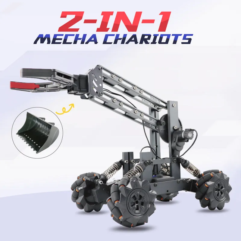 3D Alloy remote control multi-function four-wheel drive construction vehicle DIY assembly manipulator   forklift