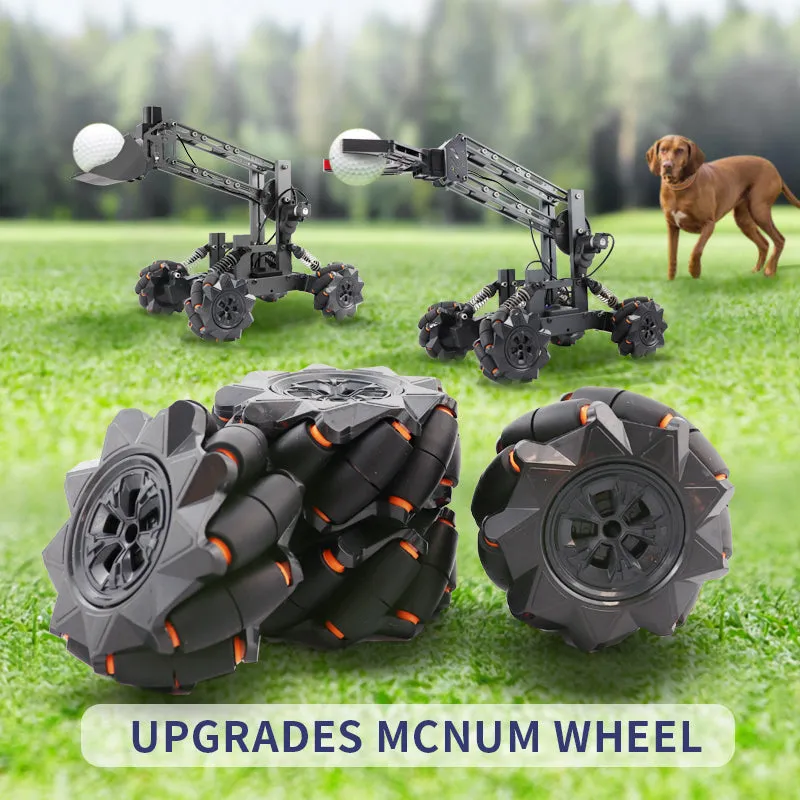 3D Alloy remote control multi-function four-wheel drive construction vehicle DIY assembly manipulator   forklift