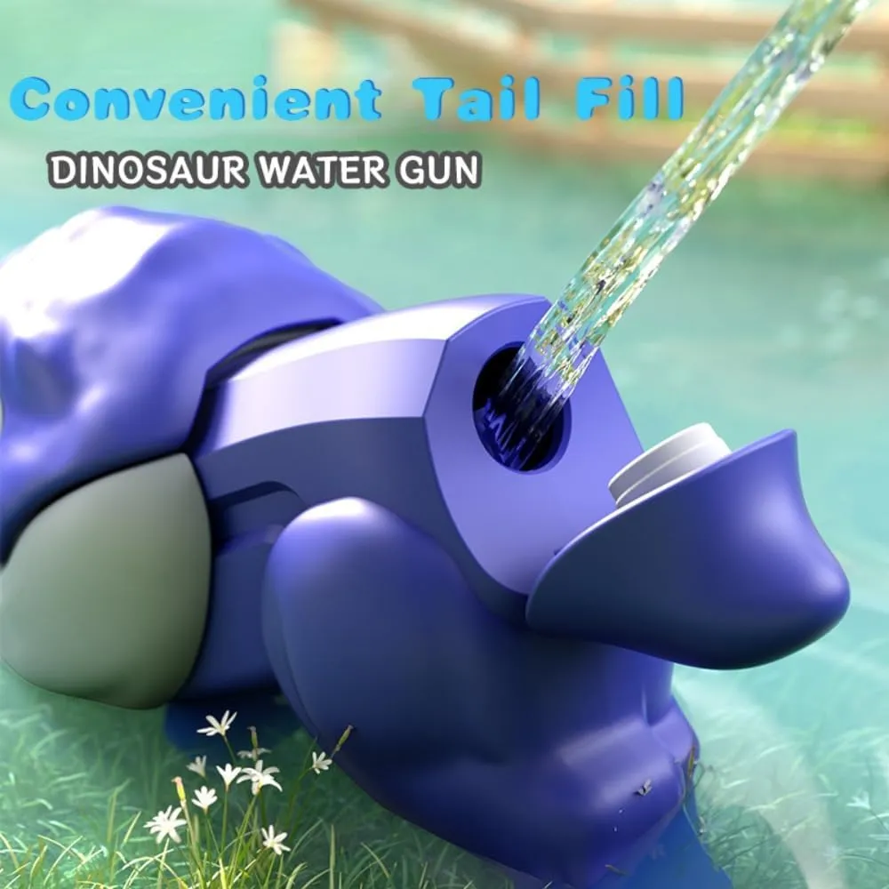 3Pcs Dinosaur Water Guns - Dino Water Squirt Guns for Kids, Flexible Vivid & Fun Dinosaur Design - Ideal Summer Gifts for Swimming Pool Party Beach Yard (3PCS)