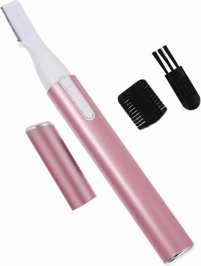 3pcs Electric Eyebrow Rechargeable Hair Remover for Eyebrows Nose Hair Blade Compact Portable Grooming Tool for Women