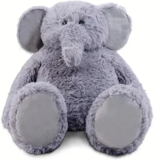 4.2 lbs Elephant Weighted Stuffed Animal 24in, Stuffed Elephant Plush for Adult, Kids, Weight Elephant Plush Animal Pillow Gifts on Christmas, Birthday, Valentine's Day