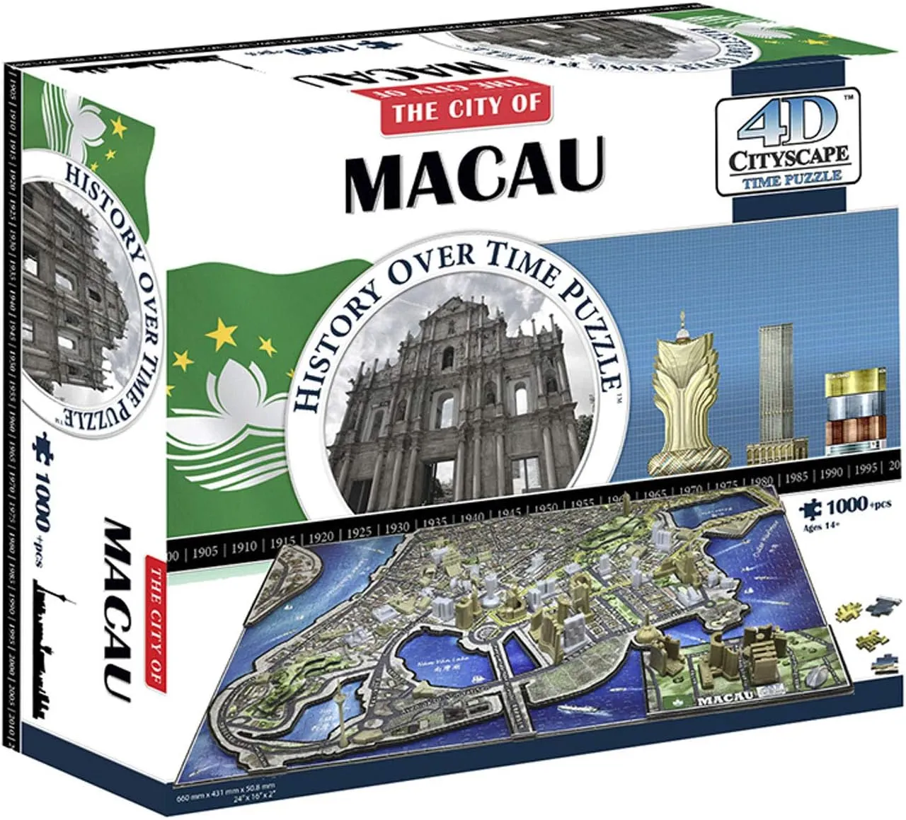 4D Cityscape 4D Macau China Puzzle