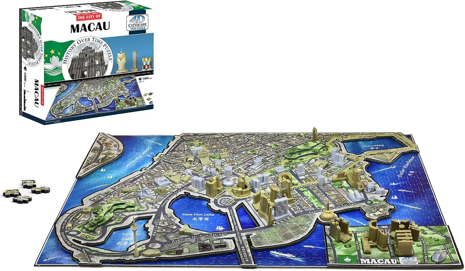 4D Cityscape 4D Macau China Puzzle