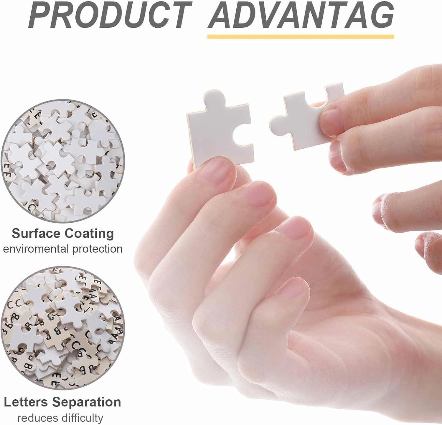 500 Pieces Puzzles for Adults - White Calf Grassland Jigsaw Puzzle, Challenging and Daring to Try, DIY Family Entertainment Interactive Fun Gift