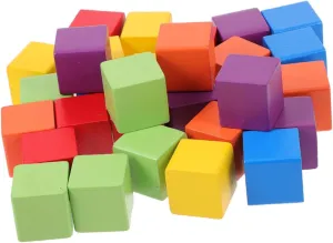 60Pcs Colorful Cube Blocks Educational Building Blocks for Safe Lightweight Smooth Surface Learning