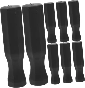 8-Piece Set of Soccer Table Handle Bars PVC Foosball Replacement Grips Ergonomic Design for