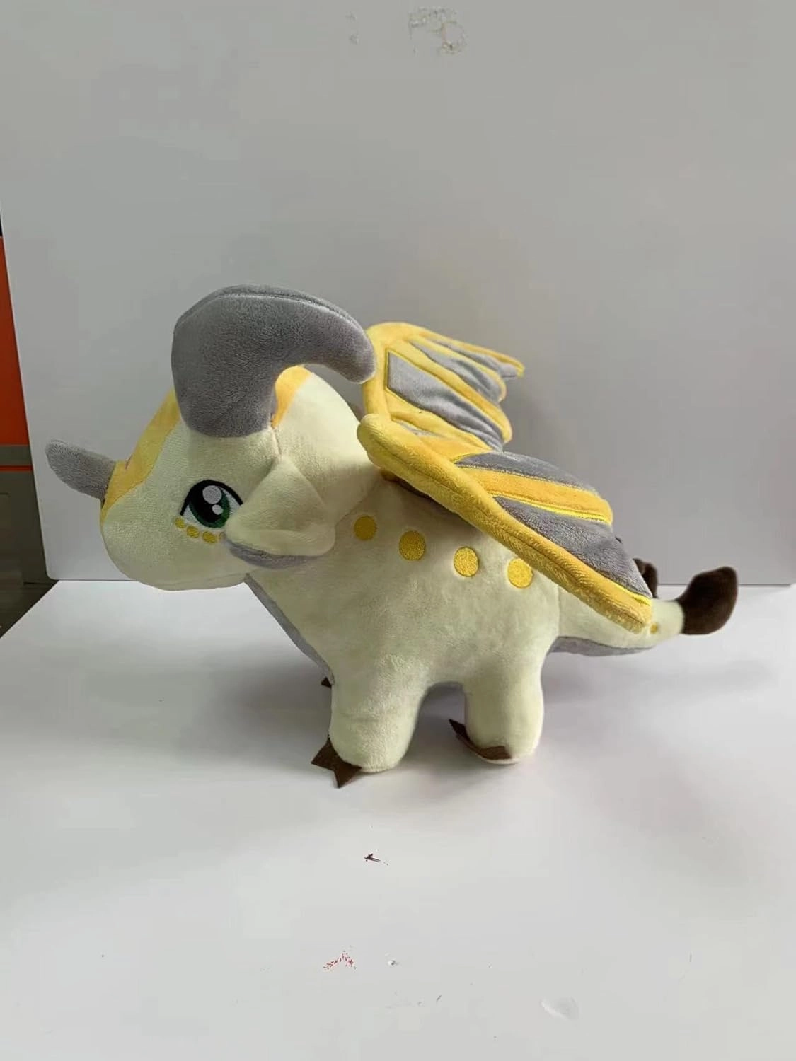 9" Dragon Plush Dragon Doll Toys Figures Stuffed Animals for Adult Kids Birthday Gifts (YellowA)