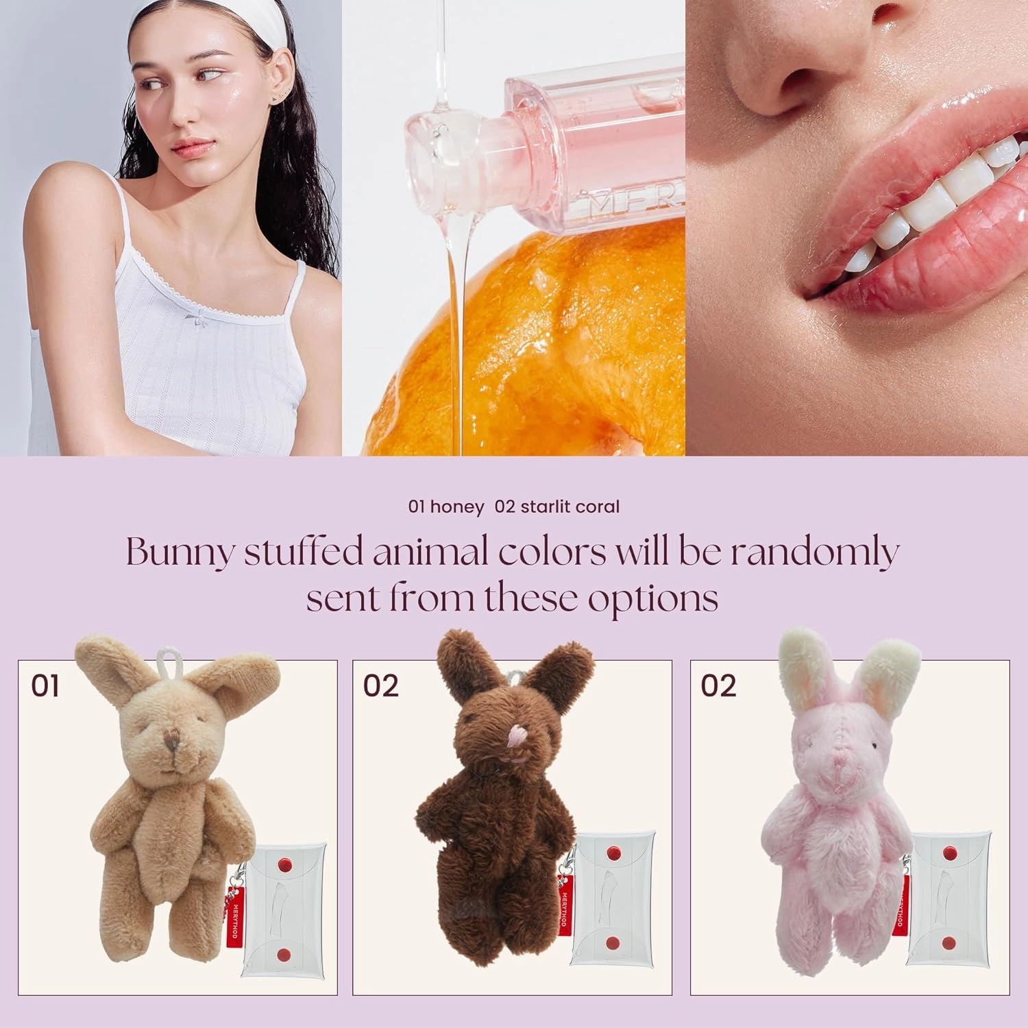 [MERYTHOD] BLING CHU LIP OIL (STARLIT SET)