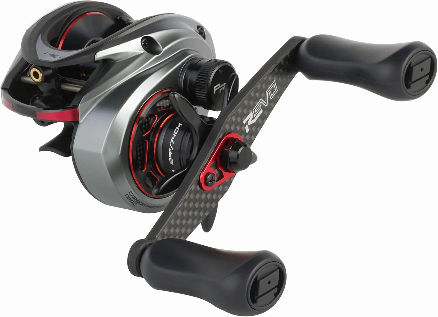 Abu Garcia Revo Premier Low Profile Reel, Reliable Freshwater Fishing Reel, Compact A-Symmetric Body with Gullwing Sideplate Design, Durable X2-Craftic Alloy Frame