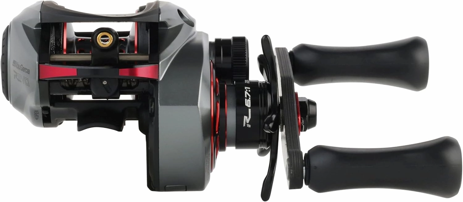Abu Garcia Revo Premier Low Profile Reel, Reliable Freshwater Fishing Reel, Compact A-Symmetric Body with Gullwing Sideplate Design, Durable X2-Craftic Alloy Frame