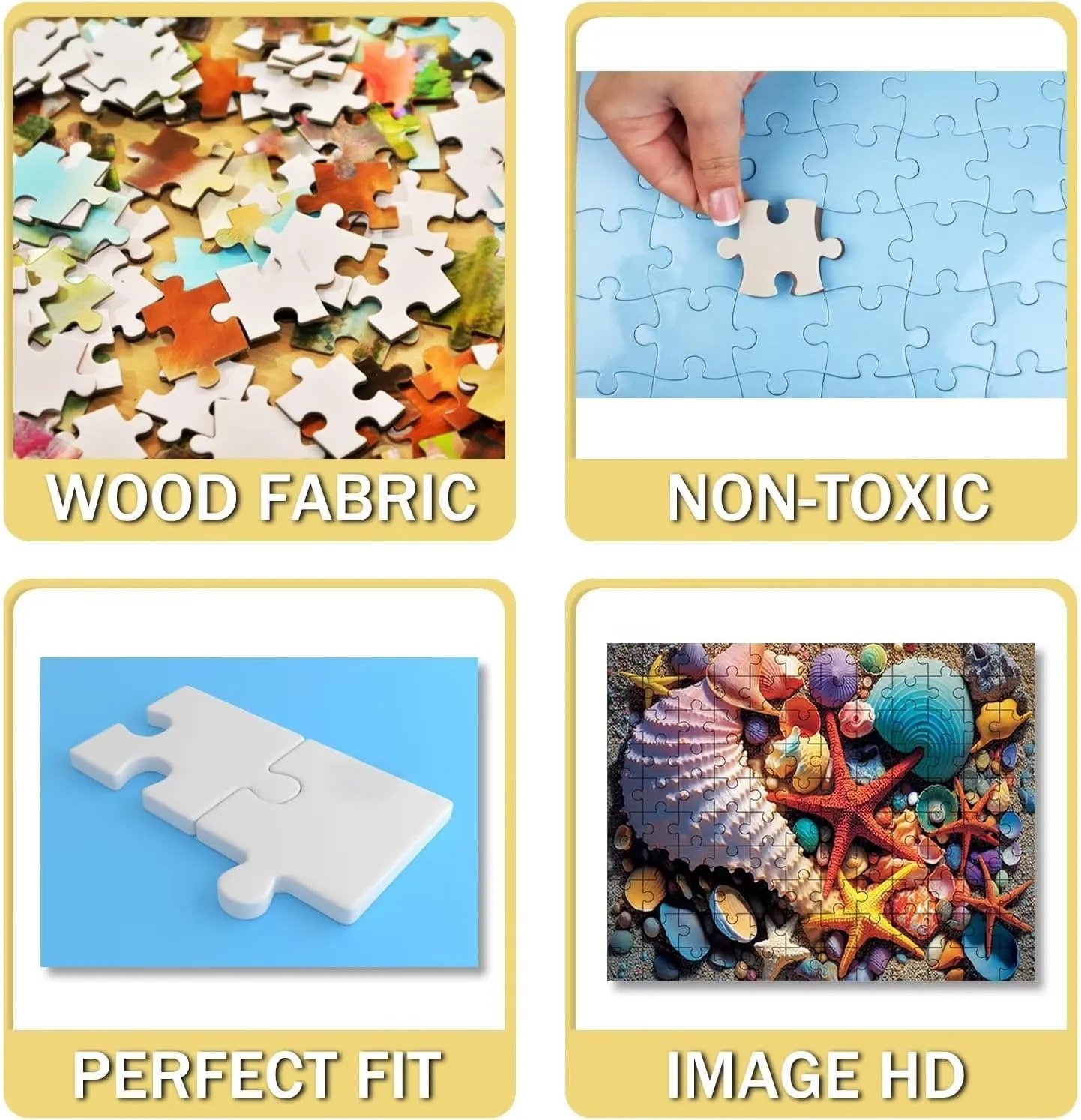 Adult Children Fun Interactive Wooden Puzzle, 500 Piece Puzzle Exercise Educational Gift, Birthday Gifts Home Decoration-Jungle Trail at Night