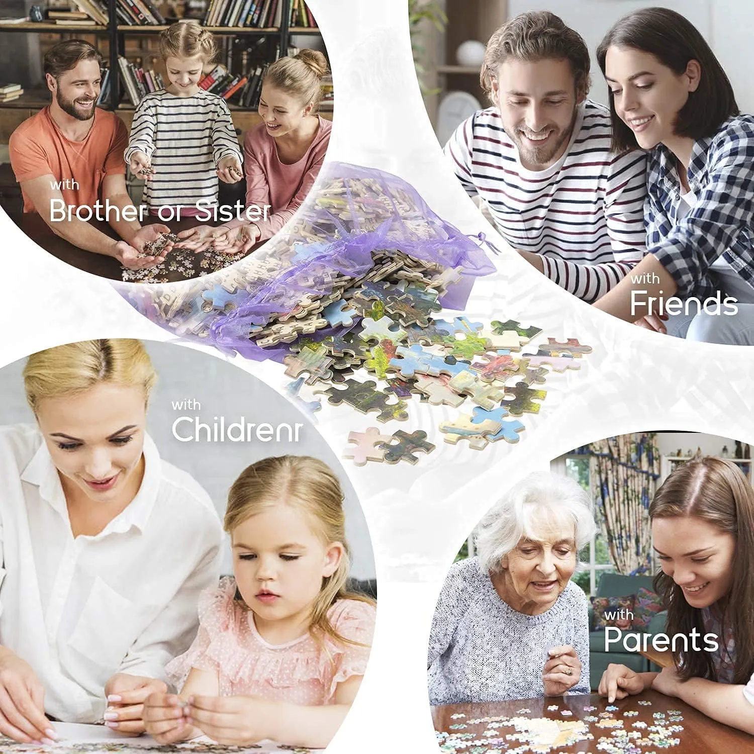 Adult Entertainment Jigsaw Puzzle 1000Pieces Aerial View Aquarium Bay Puzzle Game for Family Wooden Puzzle Toy Educational Games Puzzles for Home Decor