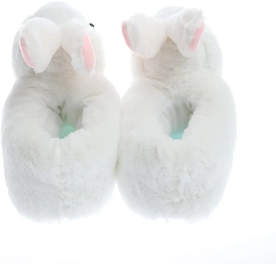 adult kids bunny toddler penguin sloth flamingo slippers for women stuffed animal slippers