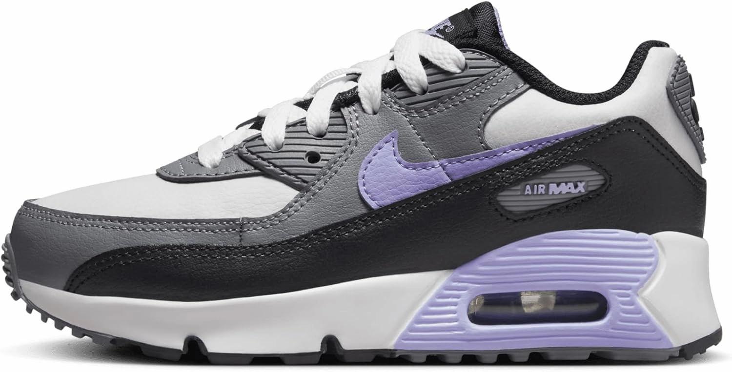 Air Max 90 LTR Preschool Lifestyle Shoes (Black/Purple)