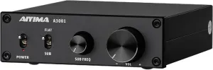 AIYIMA A3001 Mini Stereo Amp 300W Subwoofer Amplifier TPA3255 Class D Mono Amp with Full-Frequency & Sub Bass Home Audio Speaker amp  DC36V 6A Power Adapter