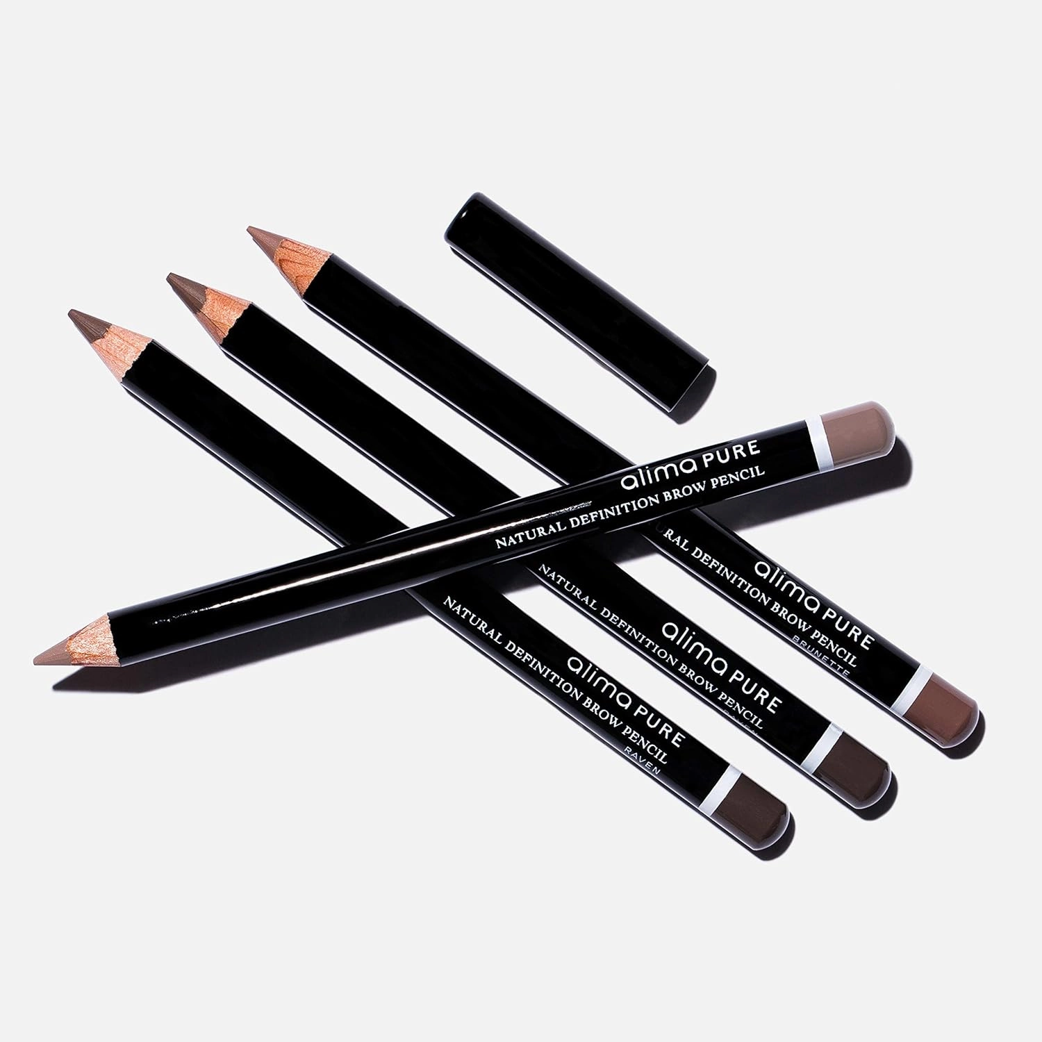 Alima Pure | Natural Definition Brow Pencil | Eyebrow Pencil | With Jojoba Oil | Eyebrow Makeup | Mineral Makeup | Brunette,.04 oz / 1.14 g