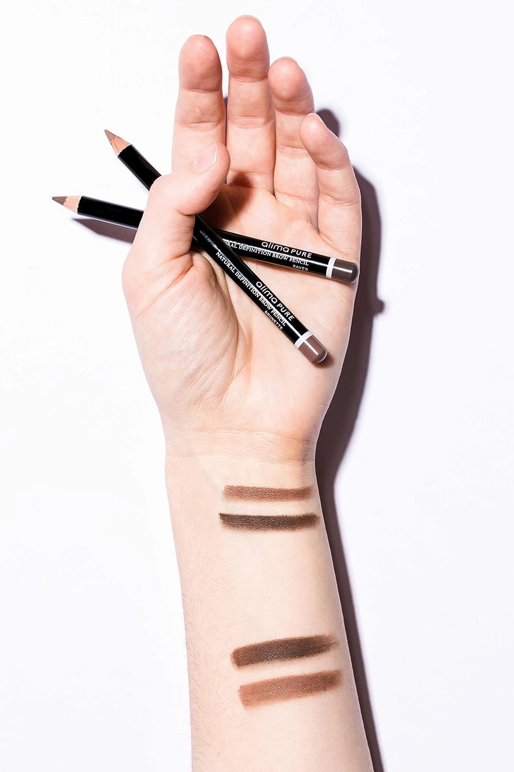 Alima Pure | Natural Definition Brow Pencil | Eyebrow Pencil | With Jojoba Oil | Eyebrow Makeup | Mineral Makeup | Brunette,.04 oz / 1.14 g