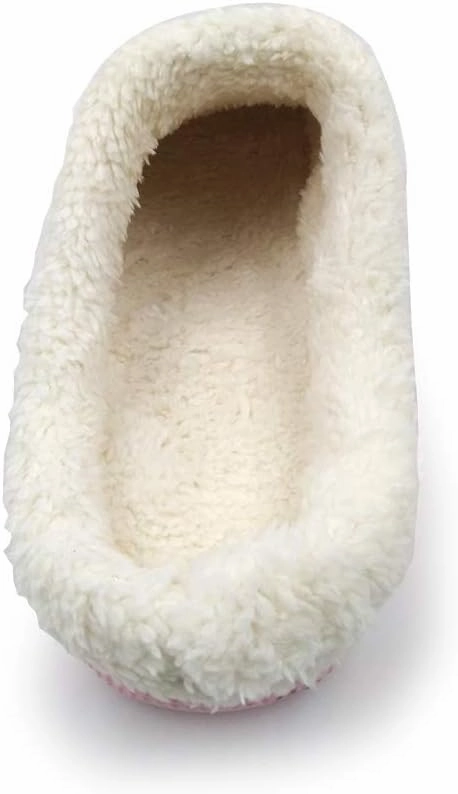 Amoji Fur Lined Clogs Fleece Garden Slippers House Home Winter Clogs Shoes