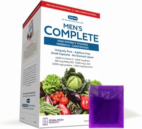ANDREW LESSMAN Multivitamin-Men's Complete 30 Packets - High Potencies of 30  Nutrients, Essential Vitamins, Minerals, Carotenoids. Small Easy-to-Swallow. No Binders, No Fillers, No Additives