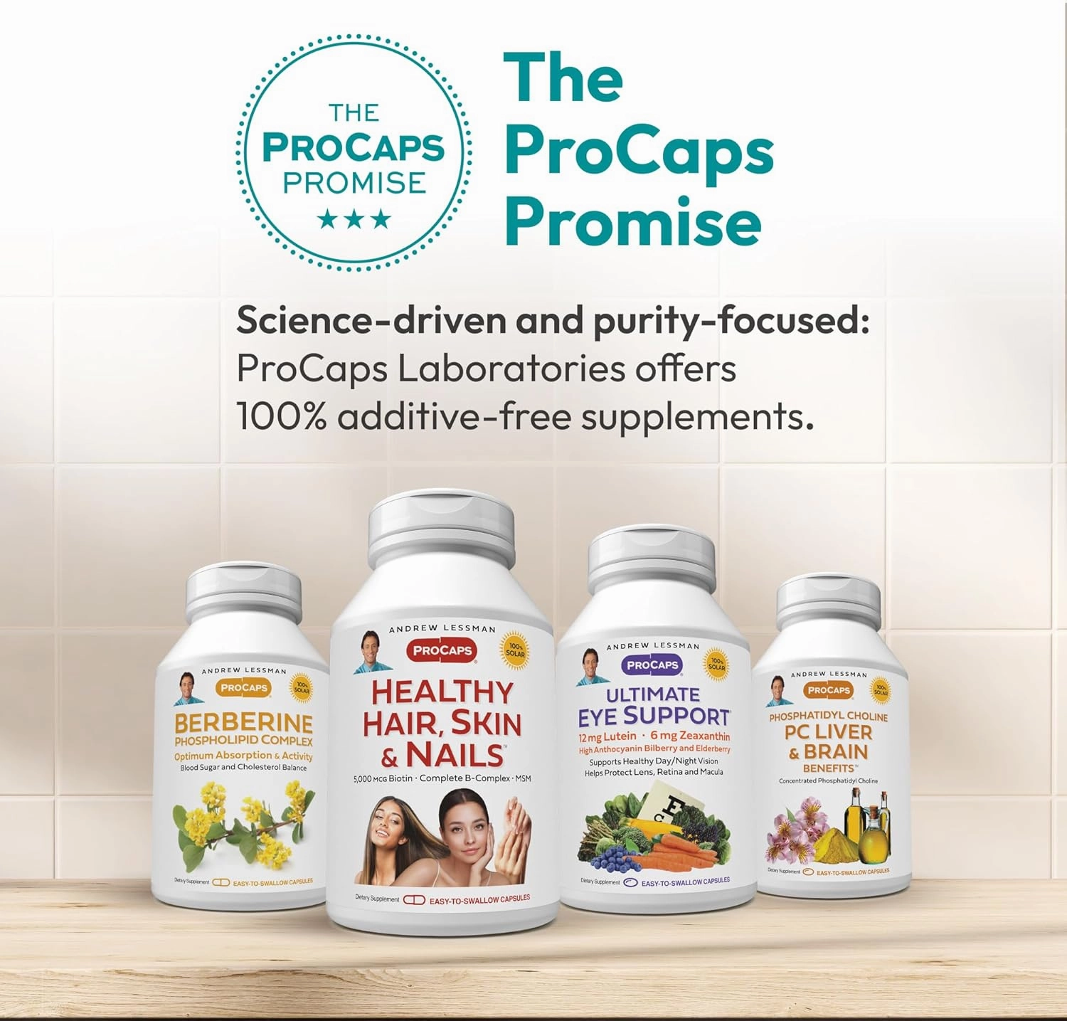 ANDREW LESSMAN Ultimate Gamma Vitamin E 60 Softgels - 500 mg Gamma Tocopherol, Protective Vitamin E. Four High Potency Forms of Natural Tocopherols. Powerful Anti-Oxidant. No Synthetic Forms