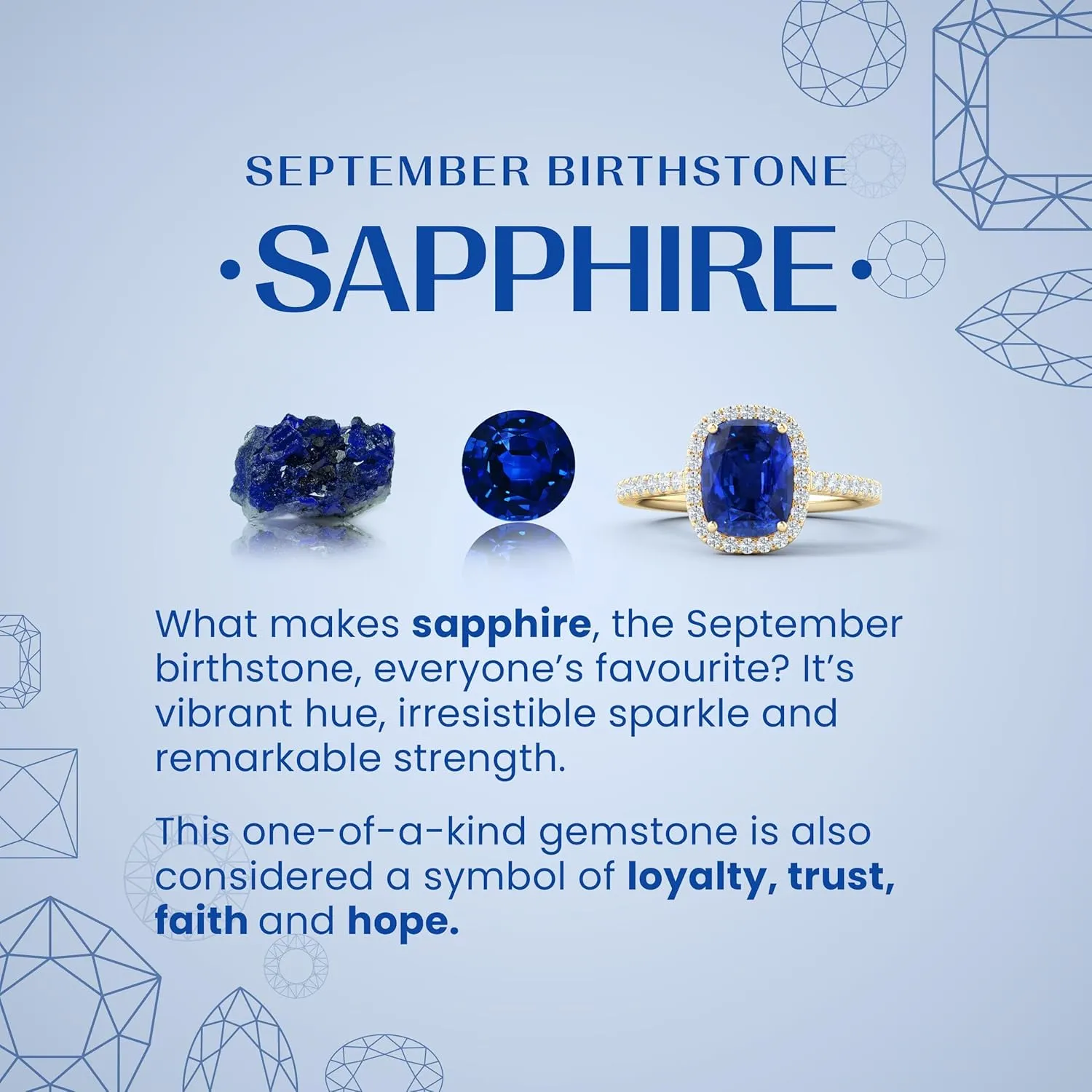ANGARA Natural Martini-Set Round Blue Sapphire Stud Earrings in 14K Solid Gold/Platinum | September Birthstone, Birthday, Engagement, Anniversary, Wedding Jewelry Gift for Women