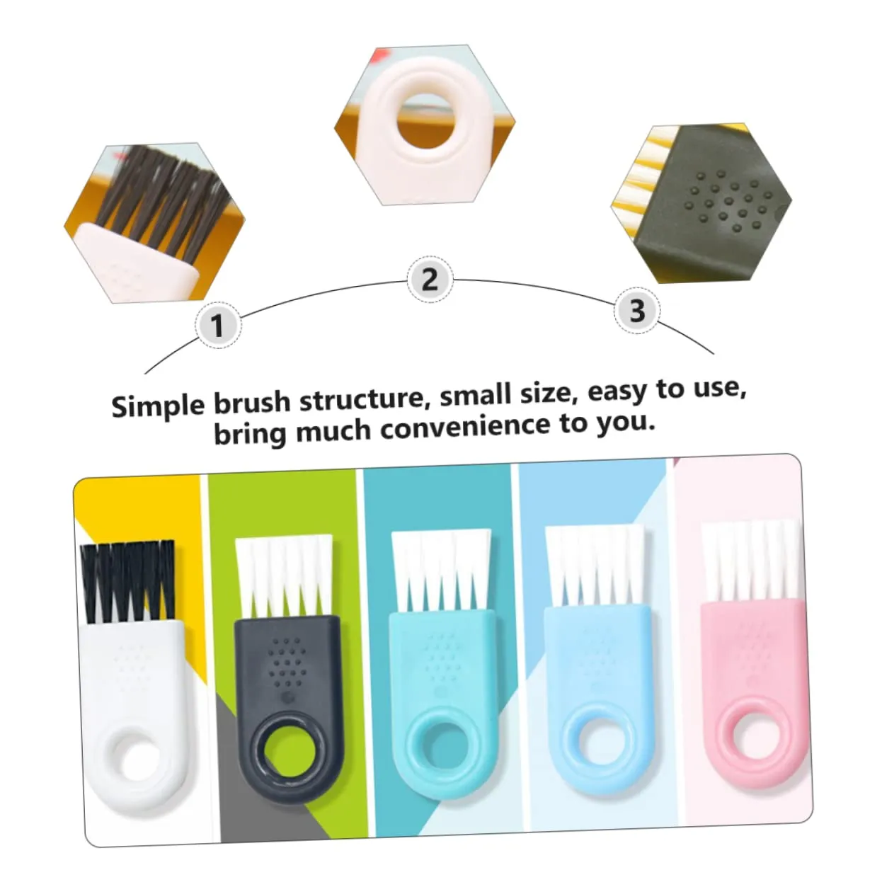 Angoily 80pcs Shaver Cleaning Brush Cleaners for Salon Personal Use Versatile Material Non-shedding Tough for Grooming Tools Hard Reach Spaces