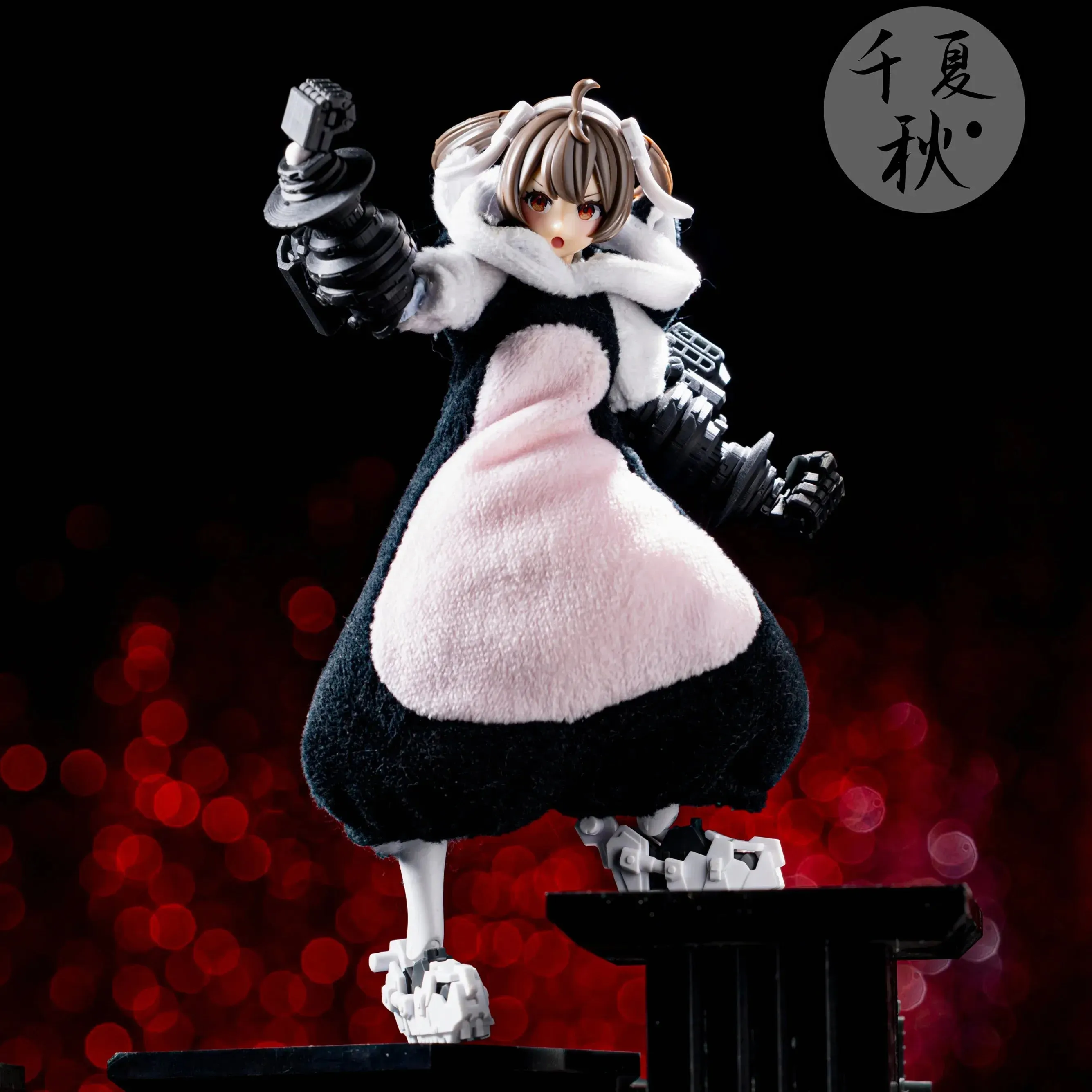 Anime Girl 6" Action Figure Patchwork Bodysuit Plush Pajamas Accessory