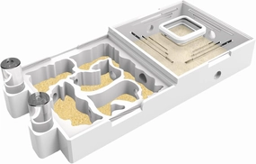 Ant Nest Farm for Live Ants and Queen - Ant Colony Observation Ant Farms with Yellow Sand Transparent Ant Farm for Adults 3D Printed Nest Ant Workshop Castle Ant Garden Queen (Kit-C)
