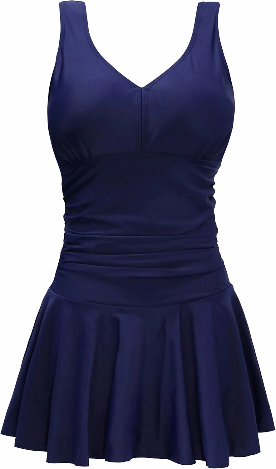 AONTUS Plus Size Hawaiin Swimsuits for Women Swimwear Long Torso Tummy Control Swimdress