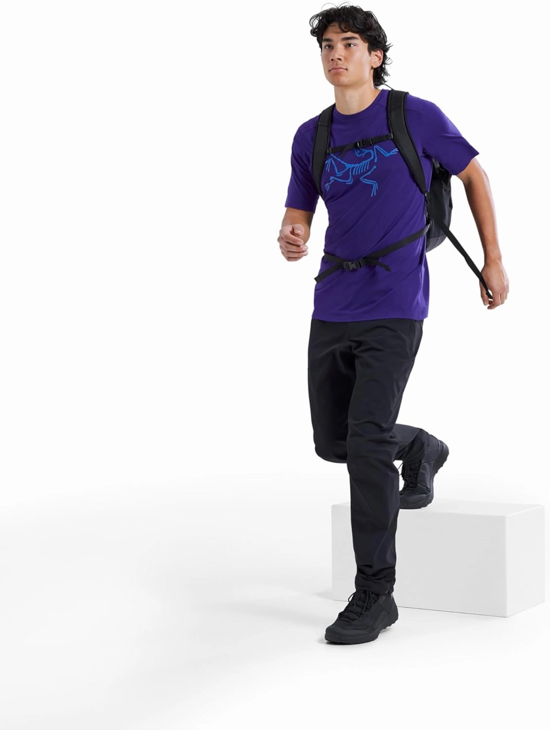 Arc'teryx Ionia Merino Wool Logo Shirt SS Men's | Soft Merino-Blend Performance Tee