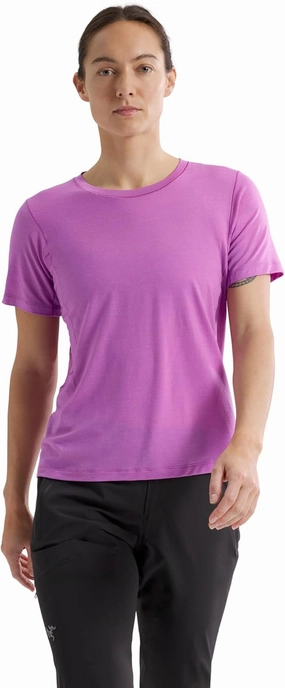 Arc'teryx Lana Merino Wool Crew Shirt SS Women's | Light Merino-Blend Tee for Every Mountain Activity - Redesign