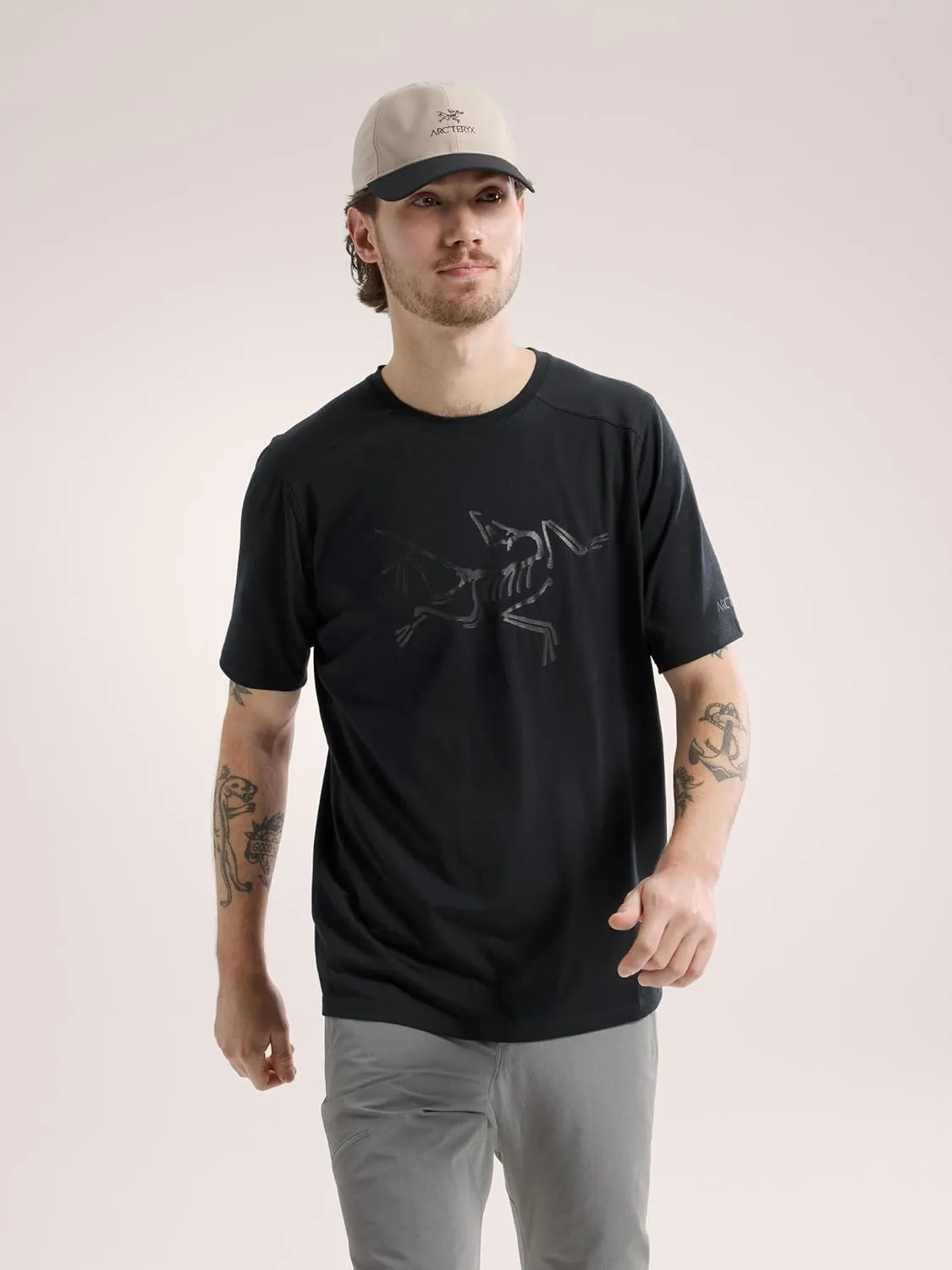 Arc'teryx Ionia Merino Wool Logo Shirt SS Men's | Soft Merino-Blend Performance Tee