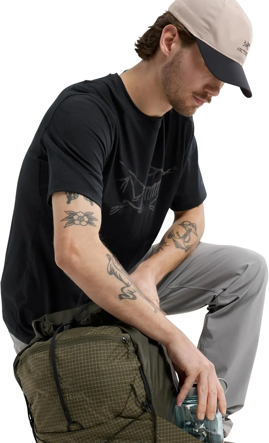 Arc'teryx Ionia Merino Wool Logo Shirt SS Men's | Soft Merino-Blend Performance Tee