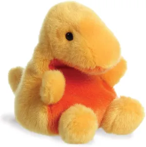 AURORA, 33618, Palm Pals Thunder Bronto Dinosaur, 5In, Soft Toy, Yellow