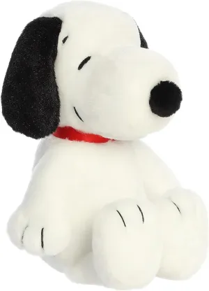 Aurora® Adorable Peanuts® Floppy Snoopy™ Stuffed Animal - Officially Licensed Toys for All Snoopy Fans - Nostalgic Gift for Adults and Birthday Celebrations - 8 Inches