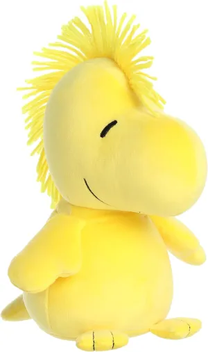 Aurora® Adorable Peanuts® Squishy Woodstock Stuffed Animal - Officially Licensed Toys for All Snoopy Fans - Nostalgic Gift for Adults and Birthday Celebrations - 8.5 Inches