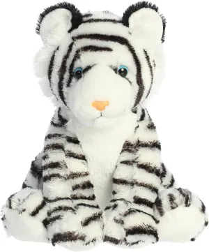 Aurora® Cuddly White Tiger Stuffed Animal - Cozy Comfort - Endless Snuggles - White 14 Inches