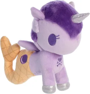Aurora® Enchanting ©Tokidoki Frozen Treats Mermicorno Macaron Ice Cream Stuffed Animal - Bright & Colorful Design - Showpiece Plush - Multicolor 7.5 Inches